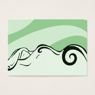 Basic Green Massage Visitekaartjes