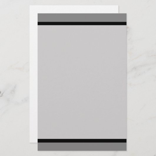 Basic Grey Briefpapier (Voorkant / Achterkant)