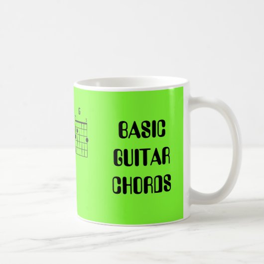 BASIC GUITAR CHORDS KOFFIEMOK (Rechts)