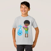 Basic Hanes Tagless ComfortSoft® T-shirt (Voorkant volledig)