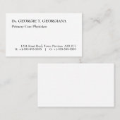 Basic, Health Care Specialist Visitekaartje (Voorkant / Achterkant)