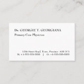 Basic, Health Care Specialist Visitekaartje (Voorkant)