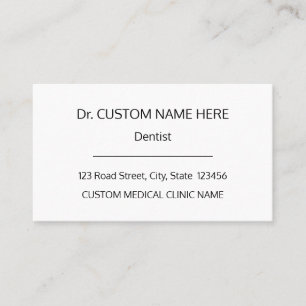 Basic, Health Care Specialist Visitekaartje