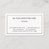 Basic Healthcare Professional Visitekaartje (Voorkant)