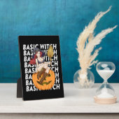 Basic heks Halloween kostuum grappig sarcastisch Fotoplaat (Zijkant)