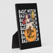 Basic heks Halloween kostuum grappig sarcastisch Fotoplaat (Zijkant)