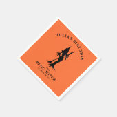 Basic Heks Modern Burnt Sinaasappel Halloween Servet (Hoek)