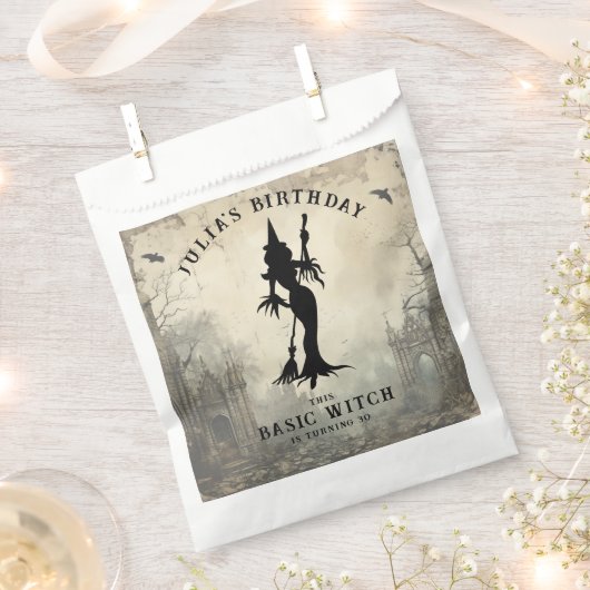Basic Heks Moderne Vrouwen Halloween Bedankzakje (Geknipt)