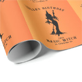 Basic Heks Moderne Vrouwen Halloween Cadeaupapier (Rol Hoek)