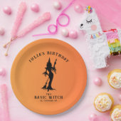 Basic Heks Moderne Vrouwen Halloween Papieren Bordje (Feest)