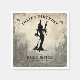 Basic Heks Moderne Vrouwen Halloween Servet