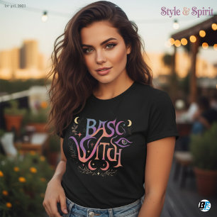 Basic Heks Moderne Vrouwen Halloween T-shirt