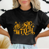 Basic heks Sinaasappel moderne vrouwen Halloween T-shirt