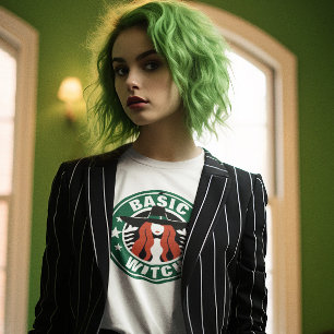 Basic Heks Vrouwen Halloween T-shirt