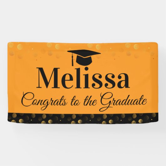 Basic High School Graduation Party Banner (Horizontaal)