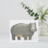 Basic Hippo Briefkaart (Staand voorkant)