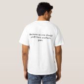 Basic HJM t-shirt (Achterkant volledig)
