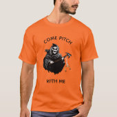 Basic Hoefijzer Pitching T-shirt (Voorkant)