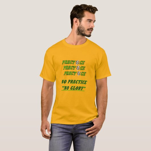 Basic Hoefijzer Pitching Tee T-shirt (Voorkant volledig)