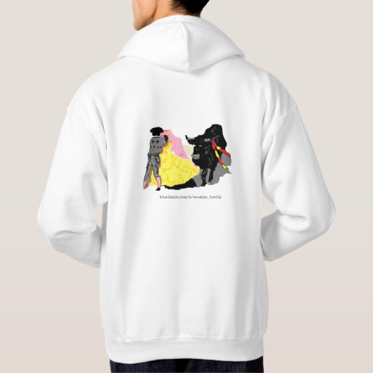 Basic Hooded Sweatshirt Bullfighter (Achterkant)