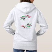 Basic Hooded Sweatshirt Wijnstok met Rozen (Achterkant)
