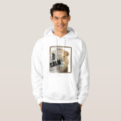 Basic hoodie voor mannen (Voorkant volledig)
