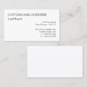 Basic, Humble en Professional Visitekaartje (Voorkant / Achterkant)