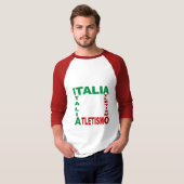 Basic ITALIA ATLETISMO raglan T-shirt (Voorkant volledig)