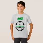 Basic Jeugd jongens Voetbal T-shirt (Voorkant volledig)