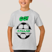 Basic Jeugd jongens Voetbal T-shirt (Voorkant)