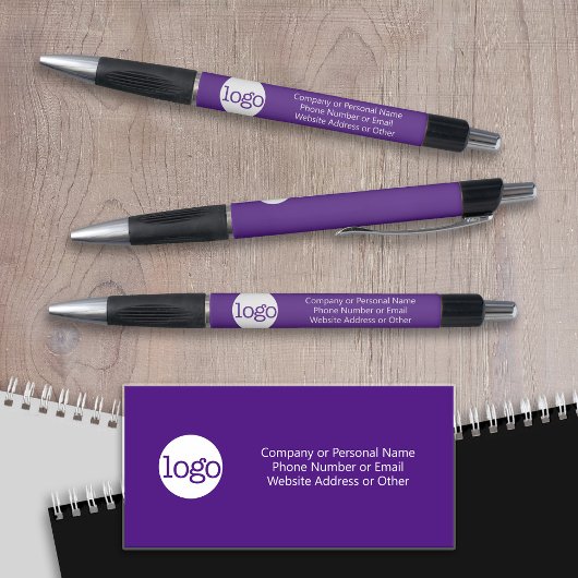 Basic Kantoor Business Logo KAN paars BEWERKEN Pen