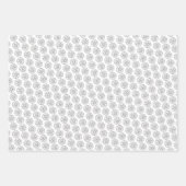 Basic Kantoor Business Logo met contactgegevens Inpakpapier Vel (Voorkant 3)