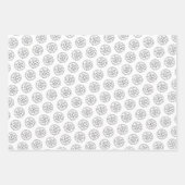 Basic Kantoor Business Logo met contactgegevens Inpakpapier Vel (Voorkant 2)