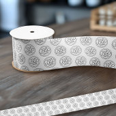 Basic Kantoor Business Logo met contactgegevens Satijnen Lint