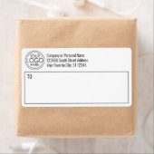 Basic Kantoor Business Logo met ruimte voor verzen Etiket (Insitu)