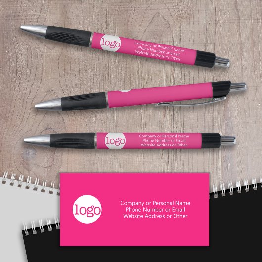 Basic Kantoor Business Logo Text KAN hot roze BEWE Pen