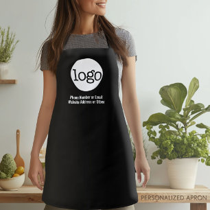 Basic Kantoor Business Logo Text KAN kleur BEWERKE Schort