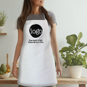 Basic Kantoor Business Logo Text KAN kleur BEWERKE Schort