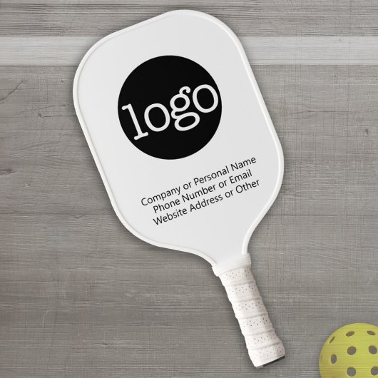 Basic Kantoor Business Logo & Text KAN kleuren BEW Pickleball Paddle