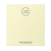 Basic Kantoor of Business Company Logo-laptop Notitieblok (Voorkant)