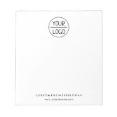 Basic Kantoor of Business Company Logo-laptop Notitieblok (Voorkant)