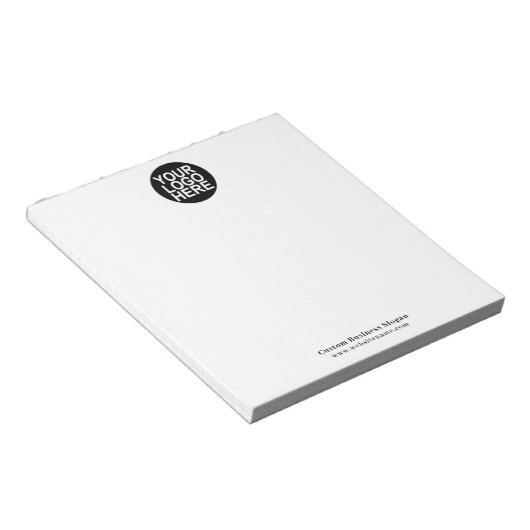 Basic Kantoor of Business Company Logo Notitieblok (Schuin)