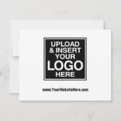 Basic Kantoor of Business Logo Bedankkaart (Achterkant)