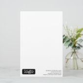 Basic Kantoor of Business Logo Briefpapier (Staand voorkant)