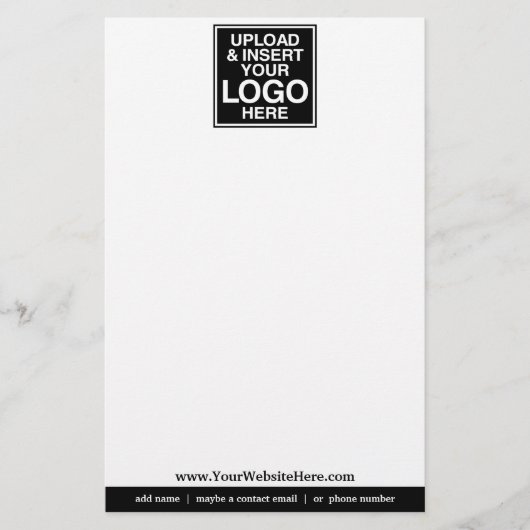 Basic Kantoor of Business Logo Briefpapier (Voorkant)