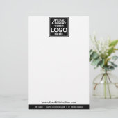 Basic Kantoor of Business Logo Briefpapier (Staand voorkant)