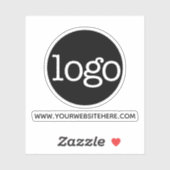 Basic Kantoor of Business Logo en website Sticker (Vel)