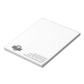 Basic Kantoor of Business Logo Notitieblok (Linkerzijde)
