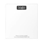 Basic Kantoor of Business Logo of foto Notitieblok (Voorkant)