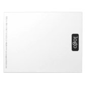 Basic Kantoor of Business Logo of foto Notitieblok (Voorkant)